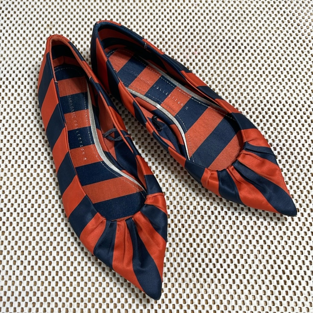 Zara Striped Shoes - Sz 36 (5-1/2)